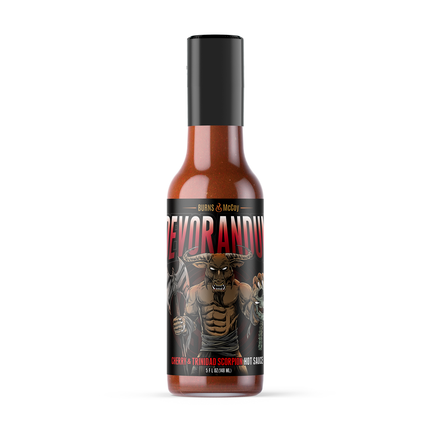 Devorandum Cherry & Trinidad Scorpion hot sauce