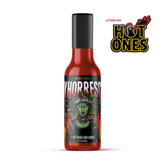Exhorresco-7 Pot Primo hot sauce